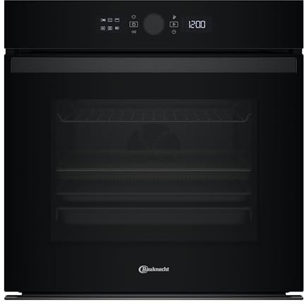 Bauknecht BBI4S8HM1SK Einbau-Heißluftbackofen/ 60 cm, 73 l/Multi-Level-Kochen/AirFry-Funktion/PowerHeißluft/High-Temperature Pizzafunktion/Dynamic Intelligence/Active Multiflow