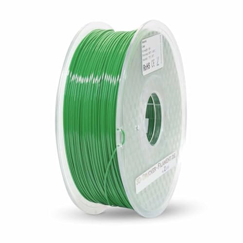 Z3D® ABS 1,75mm GRÜN 1kg 3D Drucker Filament - hochwertig, geringe Schrumpfung, stoßfest & formstabil, hitzebeständig, ideal für technische Teile