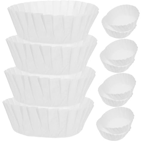 SECFOU 50pcs Basque Oil Paper Baking Paper for Cake Baking Liners Dessert Wrappers Kitchen Dining Use