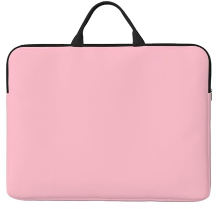 Naturligt rosa laptopfodral – 14 tums laptopfodral, lämplig för daglig kontorsdator, svart