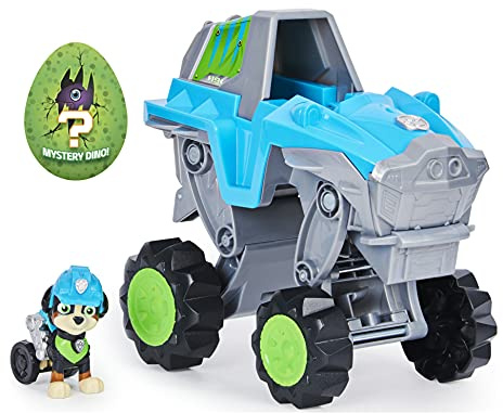 Patrulla Canina - Coche Transformable Rex Dino Rescue - Coche De Juguete Patrulla Canina Dino Rescue De Rex Y 1 Figura Dinosaurio Misteriosa - 6059329 - Juguetes Niños 3 Años +