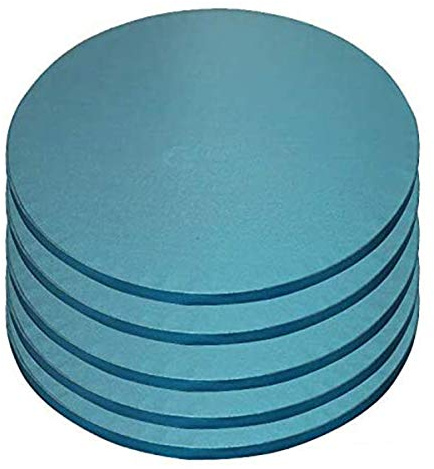 Tortenplatte/Cake Board Rund Blau 30 cm 5 Stück