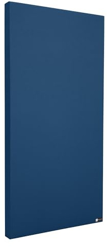 Bluetone Acoustics Wall Panel Pro - professionell ljudabsorbent - akustikpaneler för att förbättra rumsakustiken – akustiska paneler (100x50x5cm, Bl)