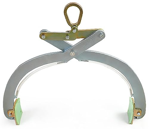 Stone Cylindrical Clamp Lifting Pliers, Heavy Duty Cement Pipe Spreader Curbstone Ball Clamp Marble Plate Clamp Slab Lifting Pliers,500KG