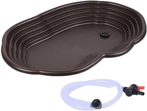 con Rampa e Piattaforma, Piatto d'acqua Tartaruga per Rana, Gecko, Tubo di scarico,Bacino da Bagno per Rettili, Ciotola di alimentazione per Rettili, Piatto di alimentazione per Rettili
