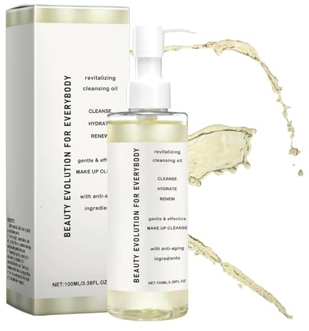 Revitalizing Cleansing Oil for Face, Pore Control Oil Cleanser, Deep Cleansing Makeup Remover, Hydrating Blackhead Remover, Gentle & Effective Pore Remover, Face Cleanser For All Skin Types, 100ml