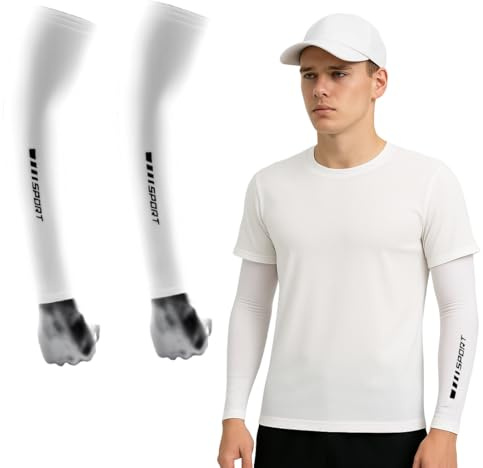 ZKGYUS Mangas Para Brazos Deportivos - Manguitos Para Running, Ciclismo, Voleibol, Bicicleta y Baloncesto