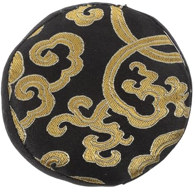EXAOMBLE Klangschalenmatte Handgesticktes Nepal Klangschalenkissen Rutschfestes Sound Bowl Pad Für Meditation Und Vibrationsschutz Langlebigkeit Für Entspannung Und Achtsamkeit