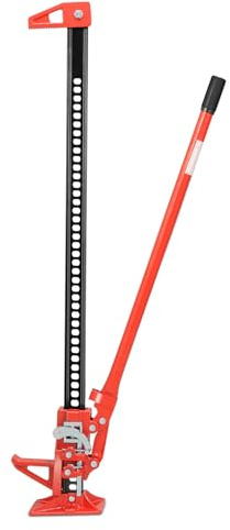 Auto Dynasty 3 Ton Farm Jack, 48 Utility High Lift Farm Jack, 6600 Lbs Capacity Ratcheting Off Road Utility Jack, Heavy-Duty Farm Jack for Tractor, Truck, SUV, Bumper Lift