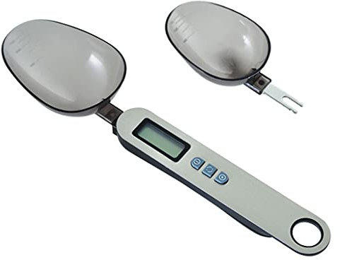 Cuchara medidora electrónica multifuncional portátil de 0,3 gramos a 500 gramos para báscula de azúcar de alimentos