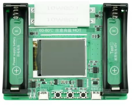 Uxsjakjsd Digital LCD 1 Channel Type-C 18650 Display Battery Capacity Tester MAh Lithium Battery Detection Module