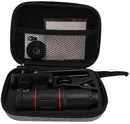 Objectif Téléphoto 28x HD pour Smartphone, Kit Lentille Fisheye 198 Degrés, Objectif Macro 0,6X - Zoom Optique sans Perte, Large Ouverture, Idéal Photo Plein Air