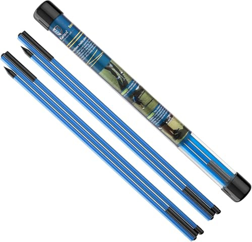 123cm Palos de Alineación Golf, 2 Varillas de Alineación | Entrenamiento Golf 3 Secciones, Ayuda de Entrenamiento de Alineación de Golf, Unisex, para Apuntar, Entrenamiento de Balanceo