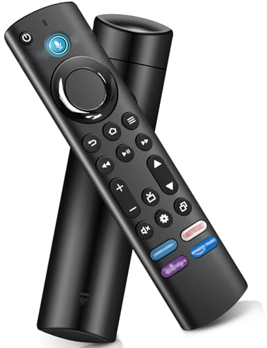 Telecomando vocale di ricambio adatto per Smart TV Insignia/Toshiba/AMZ (4K Max, Cube, 2a generazione, 3a generazione, 4K, Lite)