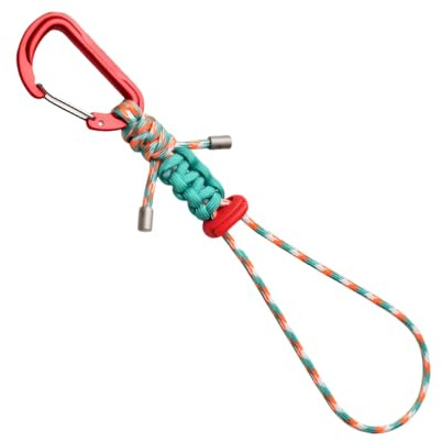 Lanière paracorde | Sangle de bouteille d'eau avec et sangle porte-clés pour homme et femme, sac à dos, sports de plein air, randonnée, trekking, escalade, Baies., Refer to description
