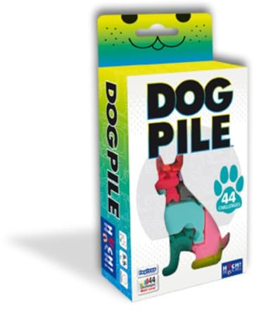 Huch & Friends hund lugg djur logikspel, färgglad