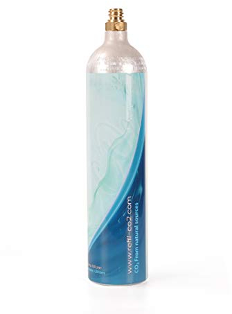 LEVIVO Zylinder Cilindro de CO2, Cristal, Azul