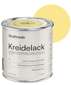 shelfmade Holz - Sonnengelb - Holzfarbe DIY - Holz - Farbe für Möbel - Möbel matter Look - Holzlack matt