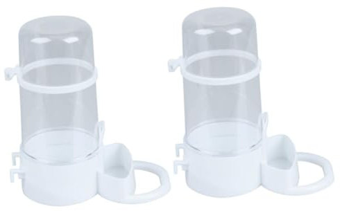 Yardwe 2pcs Automatic Feeder for Hamsters Pets Pet Food Dispenser Thicken Smooth Surface