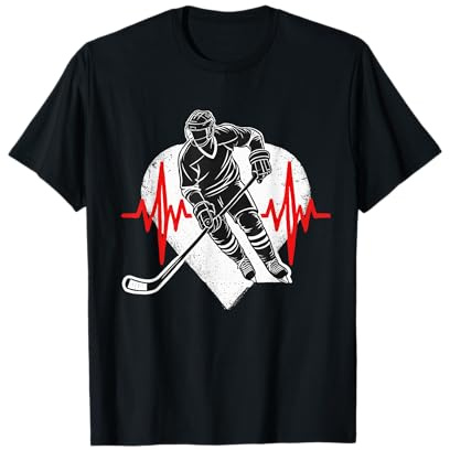 Hockey Shirt Hockey Boy Gifts Stuff Ice Hockey Jersey T-Shirt