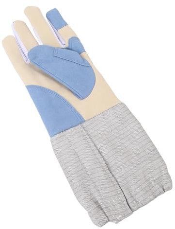 NutriEss gepolsterter Fechthandschuh für Rechtshänder, Rutschfester Säbelhandschuh aus gestricktem Stoff für das Training, atmungsaktiver Sporthandschuh für Wettkampffechten (XL)