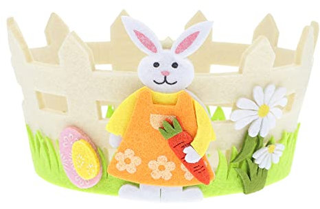 IMIKEYA Aufbewahrungskorb Für Ostern Tier-design Multifunktionaler Korb Für Eier Blumen Moderner Bauernhaus-stil