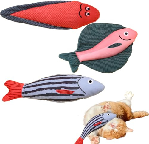 Coogime 3 piezas de juguete para gatos con hierba gatera, juguete interactivo para gatos con hierba gatera