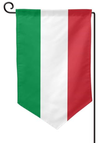 Banderas de bandera italiana para exteriores, bandera duradera para patio, decoración de verano, perfecta para jardín y patio al aire libre