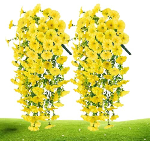Konstgjorda Petunior 2 stycken konstgjorda blommor