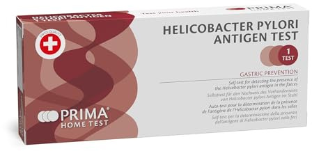PRIMA Home Test - Test Helicobacter pylori Antigen (Stuhl) - Screening Mageninfektion im Gange (1 Test) - Schweizer Qualität