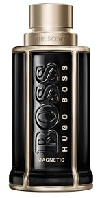 HUGO BOSS The Scent Magnetic Eau de Parfum para Hombre, Fragancia masculina ambarina afrutada con notas de cuero, Larga duración, 100 ml