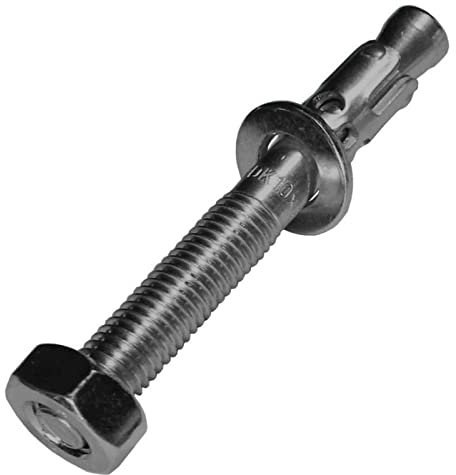 Lumonic Schwerlastdübel M10 x 85mm | hochwertige Edelstahl V4A Keilanker | Durchsteckmontage, SOFORT BELASTBAR | Betonanker, Schwerlastanker | für Überdachungen, Geländer, Regale, Trennwände