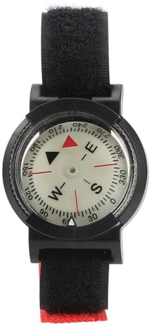Tauch-Handgelenkkompass, Tragbarer Armband-Kompass, Professioneller Wasserdichter Tauch-Handgelenkkompass Zum Schnorcheln, Wandern, Camping, Kajakfahren und Outdoor-Sportarten