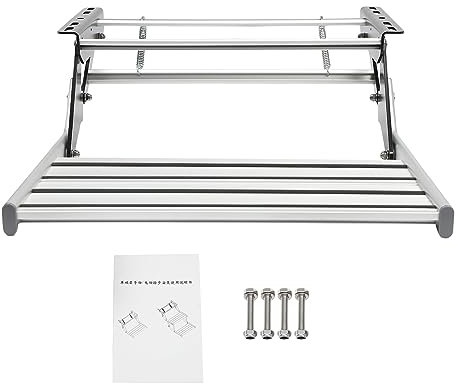 Manuelle Einstiegstufe Alu Trittstufe Reisemobil Tritt Camping Einstieg Stufe für Wohnmobil Trittstufen Fußhocker Camping Bus Wohnwagen RV Step Entry Einzelschritt Wohnwagenleiter Reiseanhänger, LKW