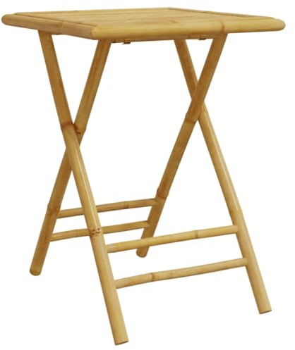 vidaXL Gartentisch Klappbar 55x55x75 cm Bambus