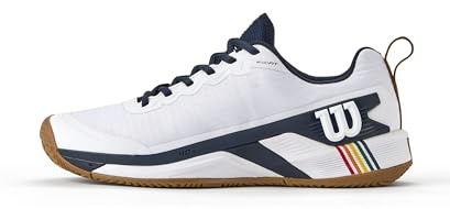 Wilson herr Rush PRO 4,5 Clay tennissko, vit/marinblå blazer / Gum1a, 11,5 UK, Vit marinblå blazer gummi 1a, 11.5 UK