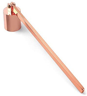 Marhynchus Stainless Steel Candle Extinguisher Candle Put Out Tool for Home Wedding Party with Silver Black Rose Gold Colors (Rose Gold)