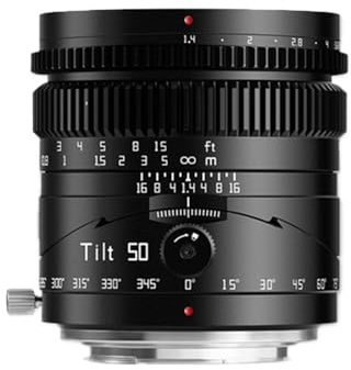 camera lens, Tilt 50mm F1.4 MF Full Frame Camera Lens For Studio Photography, Compatible For Sony E Nikon Z Fujifilm XF M43 L-mount,in parts(RF)