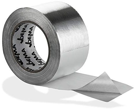 DEMA Aluminium Alu Klebeband Aluband Aluminiumband Aluminiumklebeband 100 mm x 50 m