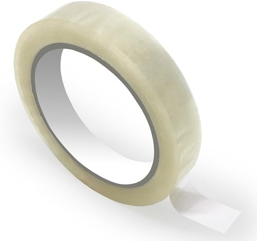 Waytex 930904 Büro-Klebeband, transparent, glänzend, hohe Klebekraft, Breite 19 mm, Rolle mit 66 m, Profi-Qualität, Stärke 50 Mikron