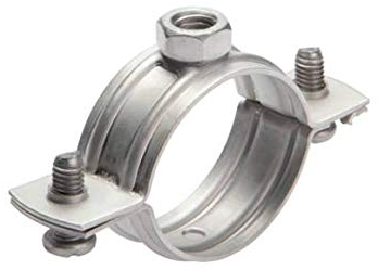 Rohrschelle, 72-76mm, Material Edelstahl ohne Einlage