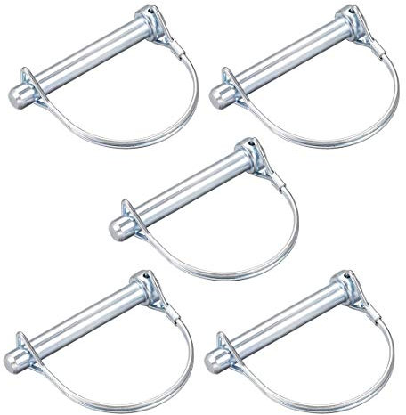 Spilla di bloccaggio dell'asse, 10 mm x 70 mm, per rimorchi agricoli Wagons Lawn Garden, 5 pezzi