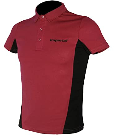 Imperial Shirt F-6 (rot/schwarz - 3XL) | - Funktionsfaser Tischtennis Shirt | Tischtennis Trikot | Tischtennis Hemd | TT-Spezial - Schütt Tischtennis