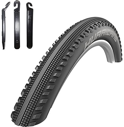 1 x Schwalbe Hurricane Performance Fahrradreifen schwarz 57-584 (27,5 x 2.25) inkl. 3 Reifenheber