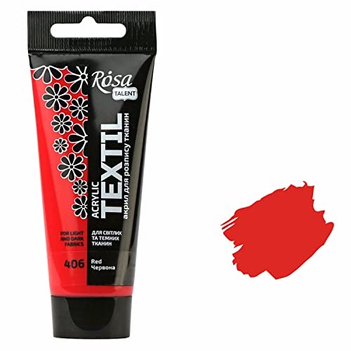 7 Artists Peinture Textile Peinture Textile Permanent Rouge 60 ml | Peinture Sur Tissu | Peinture Tissu Textile Permanent | Peinture Vetement | Peinture Pour Tissu | Peinture Pour Textile