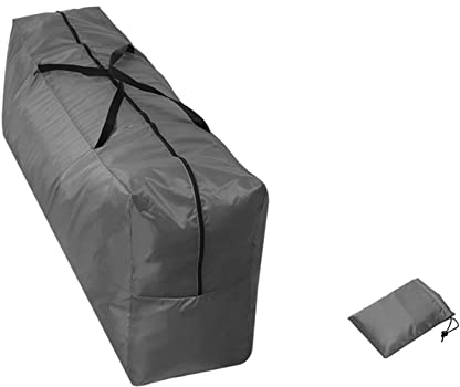 Youyijia Auflagentasche 130 x 32 x 50 cm Aufbewahrungstasche Gartenauflagen Schwerlast Reißfest Oxford-Stoff Polsterauflagen UV-Beständiges mit Tragegriff Aufbewahrung