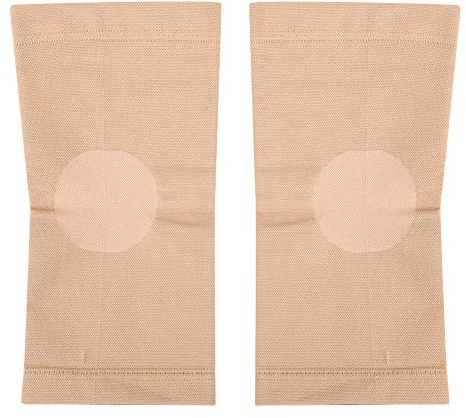 Uxsiya Coderas elásticas, protector de brazo sin costuras de fibra de poliuretano para baloncesto (color carne)