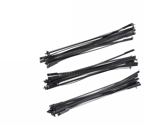 127Mm Carbon Steel Fretsaw Blades Scroll Saw Blades With Cross Pin 15/18/24 Teeth Standard Fine Cut Saw Blades 36Pcs