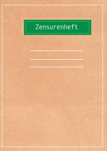 Zensurenheft: Optimales Zensurenbuch für Lehrer und Lehrerinnen, mit Stunden- und Sitzplan.: 40 Seiten für Zensuren und Noten im DIN A4 Format in schlichtem Design