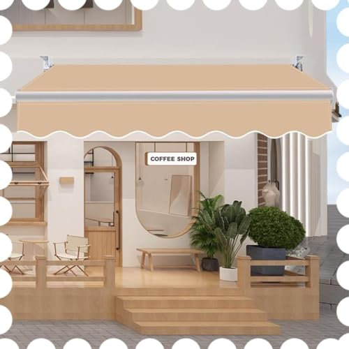 HCZION 2m 4m Tessuto di Ricambio per Baldacchino Telo di Ricambio per Tenda da Sole Estensibili, Tessuto di Tela per Esterni, Tessuto al Metro Senza Cornice(Size:22.9x13ft-7x4m)